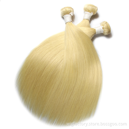613 Brazilian Human Hair Straight Bundles, Remy Human Hair Bundle Colored,Honey Blonde Bundles Vendors